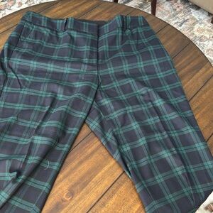 Talbots black watch dress pants